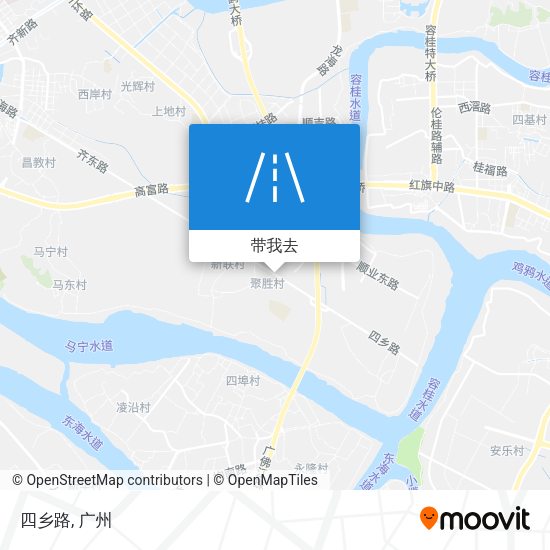 四乡路地图