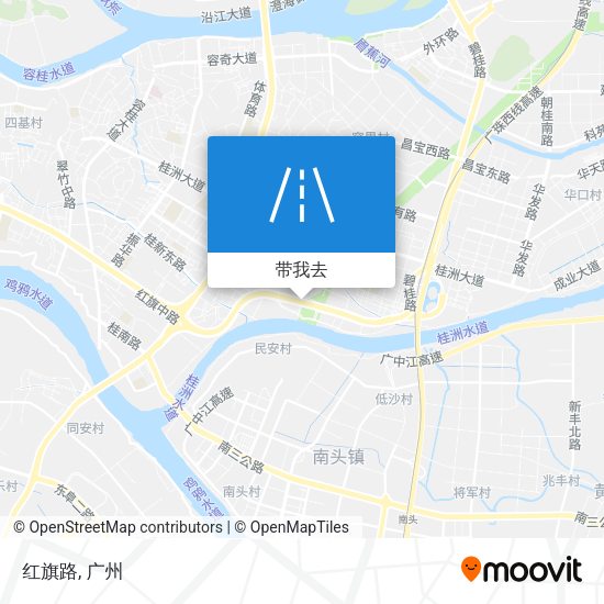 红旗路地图