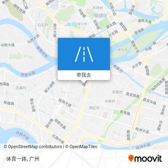 体育一路地图