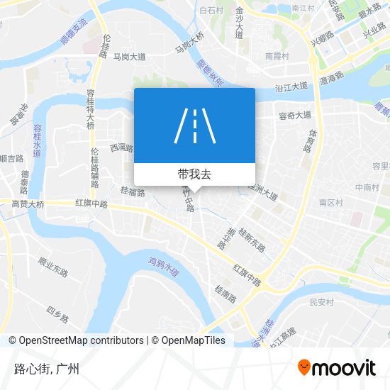 路心街地图