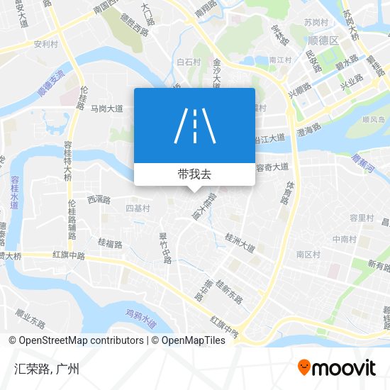 汇荣路地图
