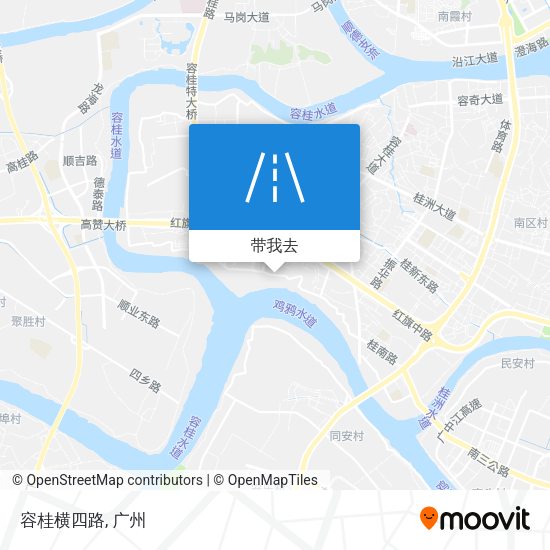 容桂横四路地图
