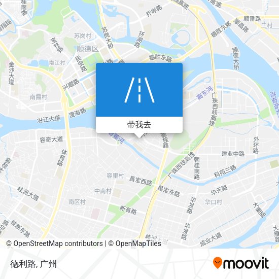 德利路地图