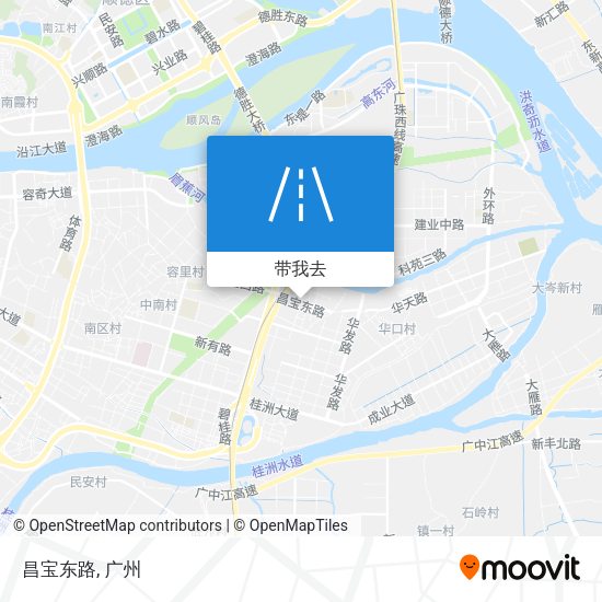 昌宝东路地图