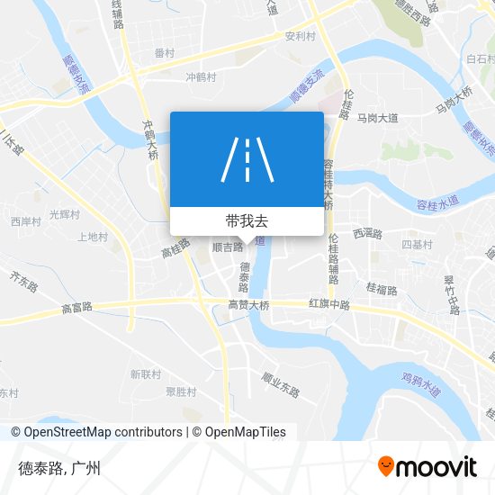 德泰路地图