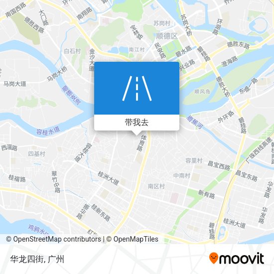 华龙四街地图