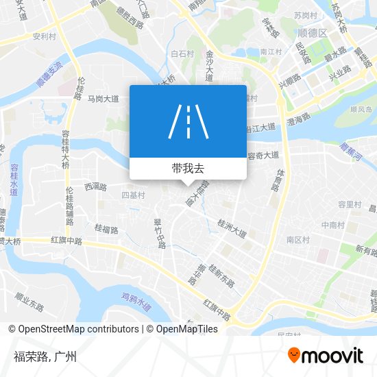 福荣路地图