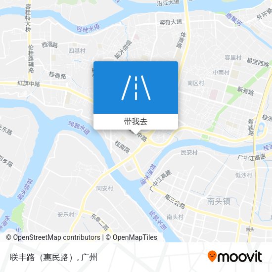 联丰路（惠民路）地图