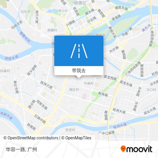 华容一路地图