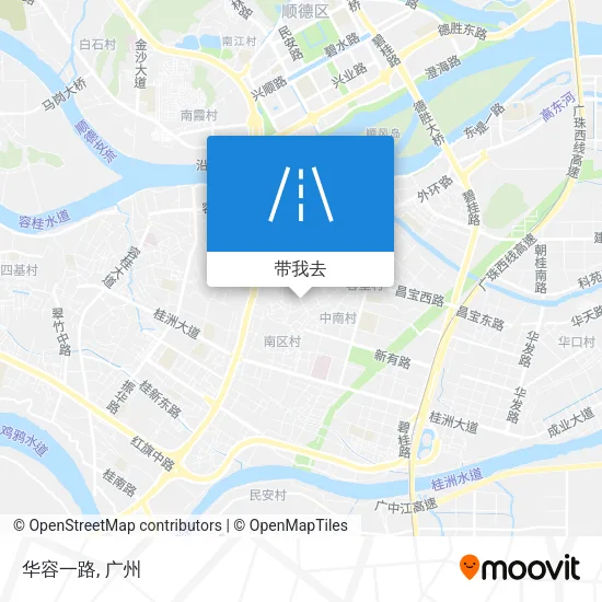 华容一路地图