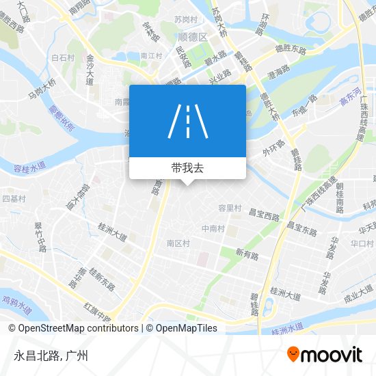 永昌北路地图