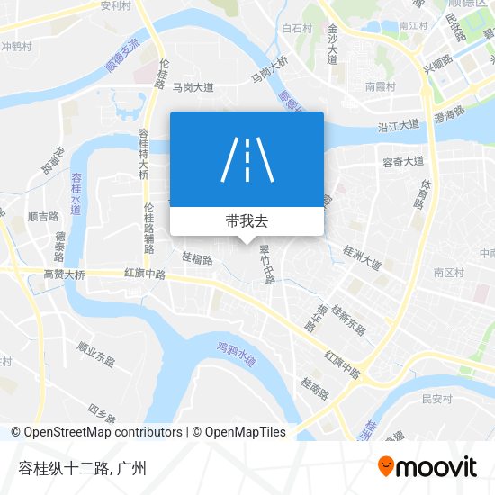 容桂纵十二路地图