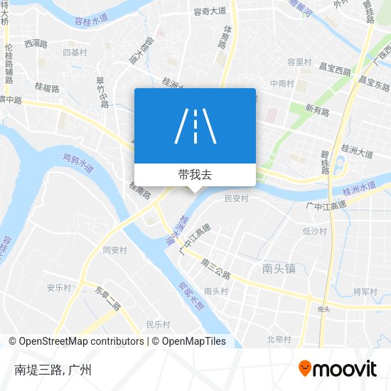 南堤三路地图