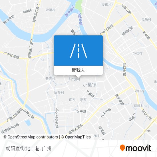 朝阳直街北二巷地图