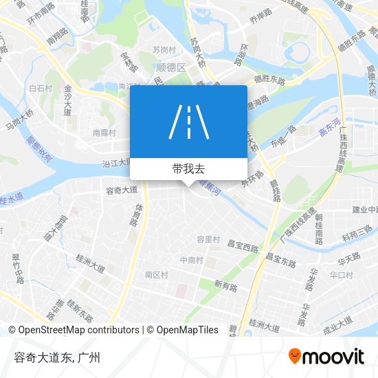容奇大道东地图