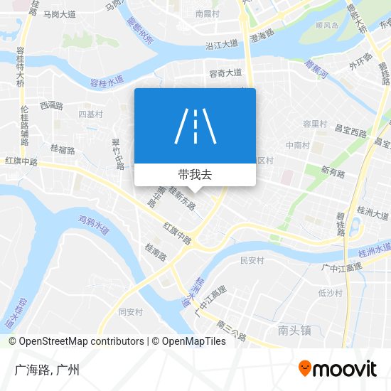 广海路地图