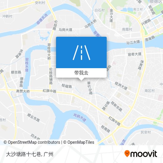 大沙塘路十七巷地图