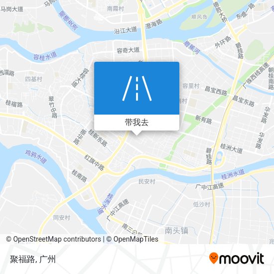 聚福路地图