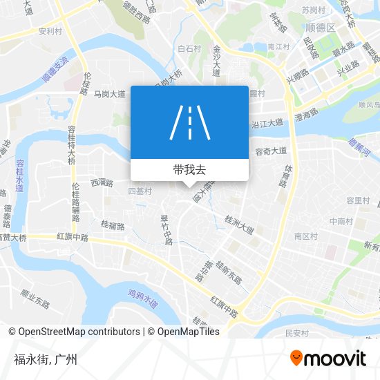 福永街地图