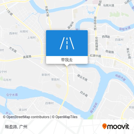 顺盈路地图