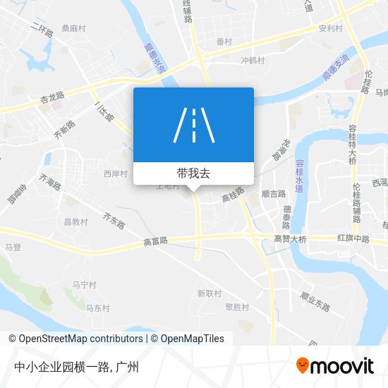 中小企业园横一路地图