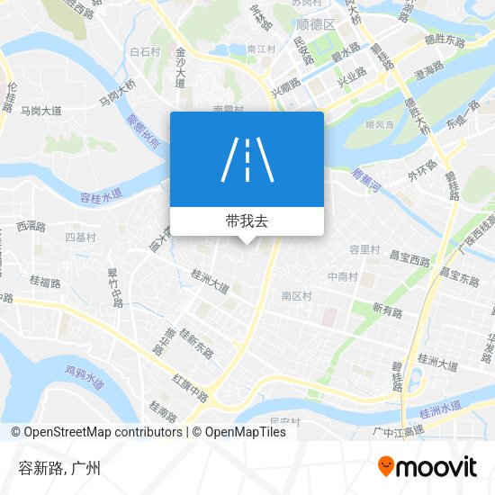 容新路地图