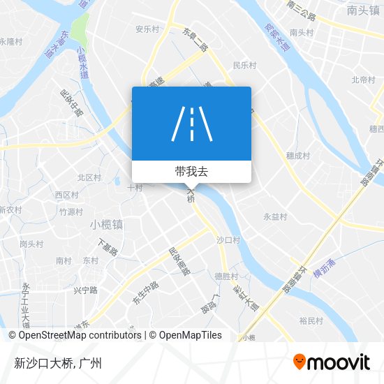 新沙口大桥地图