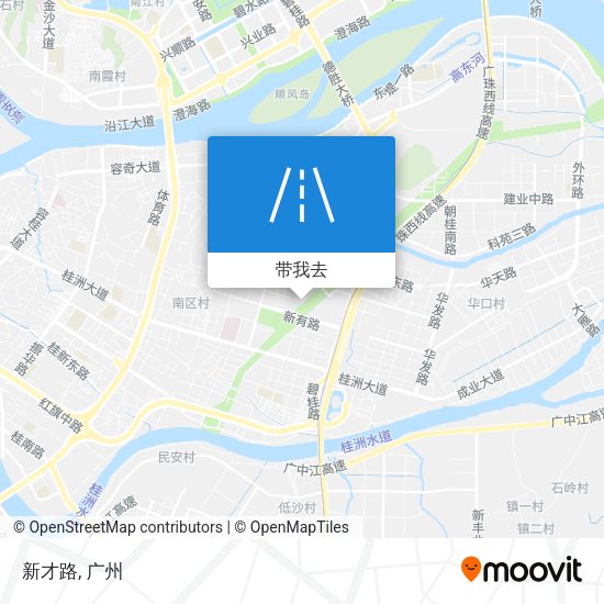 新才路地图
