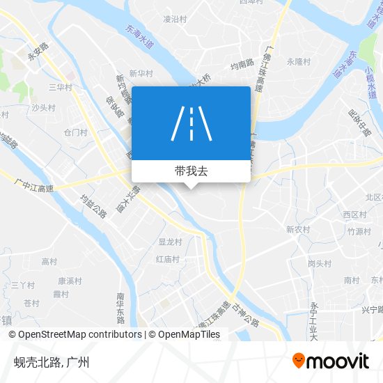 蚬壳北路地图