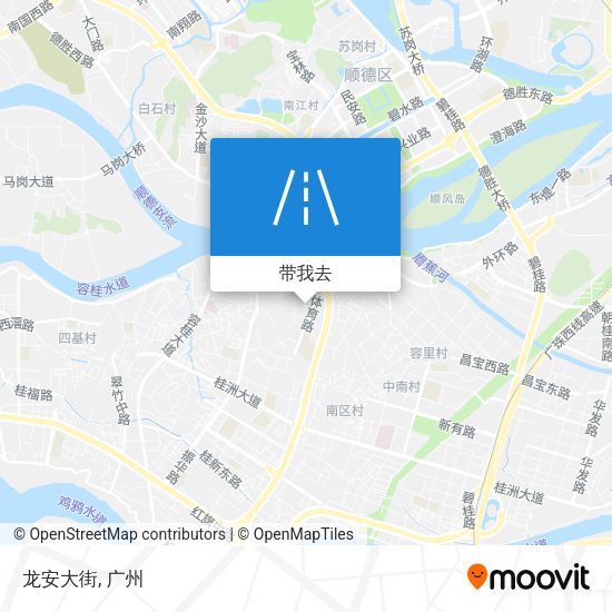 龙安大街地图