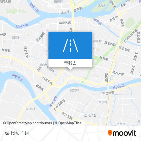 纵七路地图