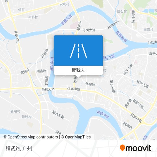 福贤路地图
