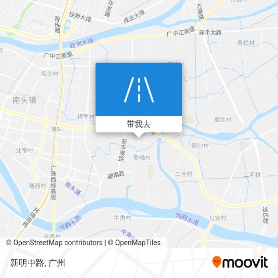 新明中路地图