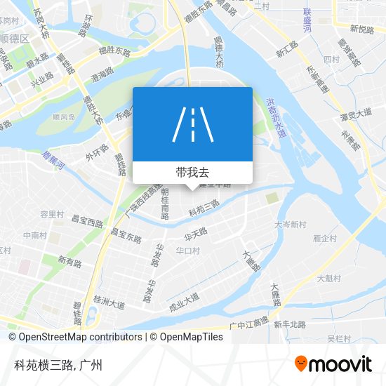 科苑横三路地图