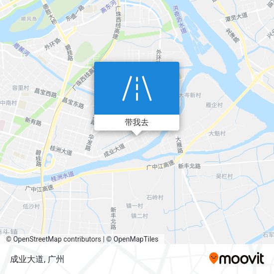 成业大道地图