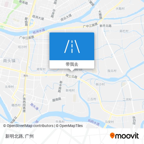 新明北路地图