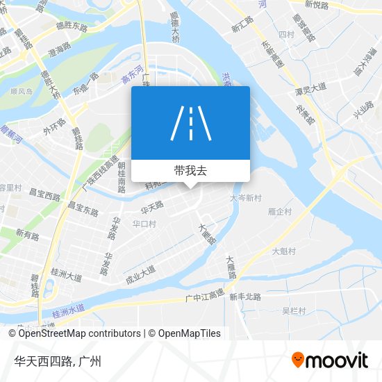 华天西四路地图