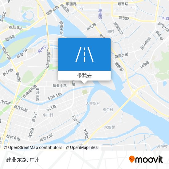 建业东路地图