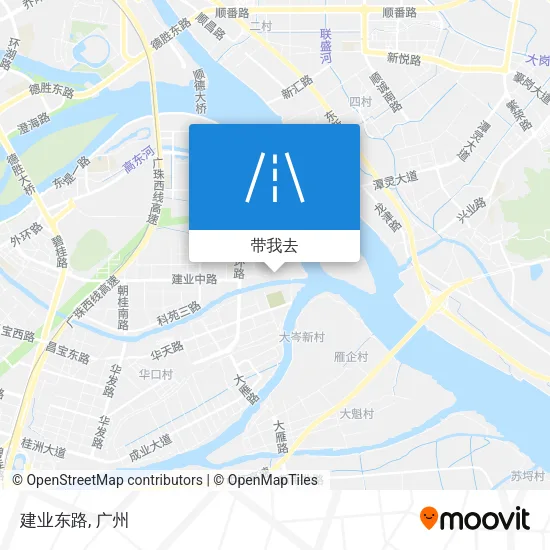建业东路地图