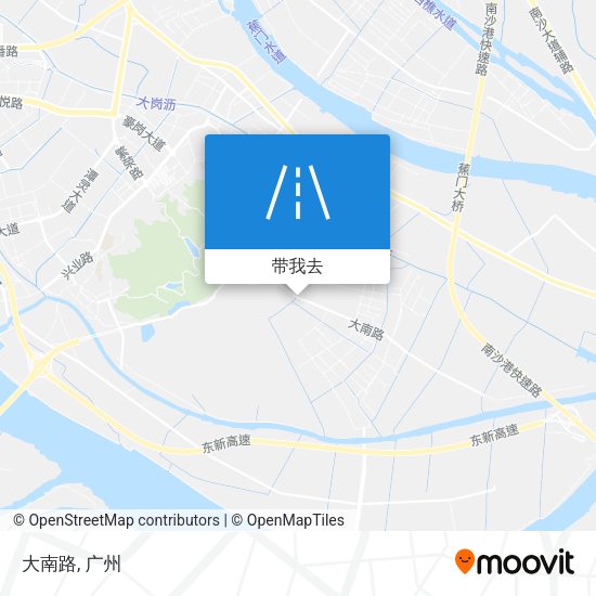 大南路地图