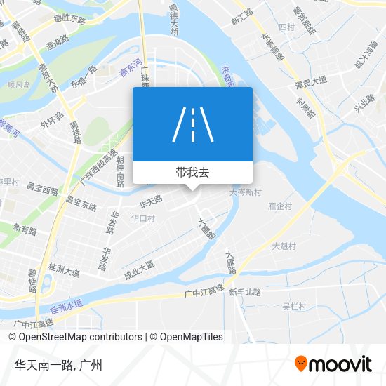 华天南一路地图