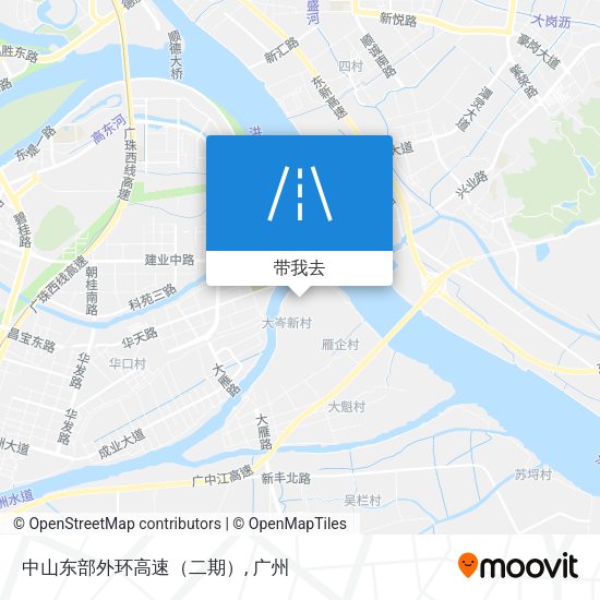 中山东部外环高速（二期）地图