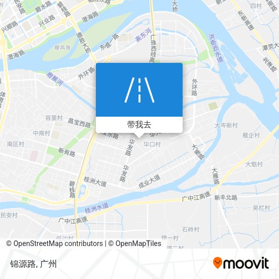 锦源路地图