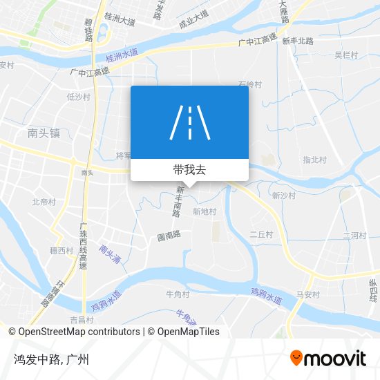 鸿发中路地图