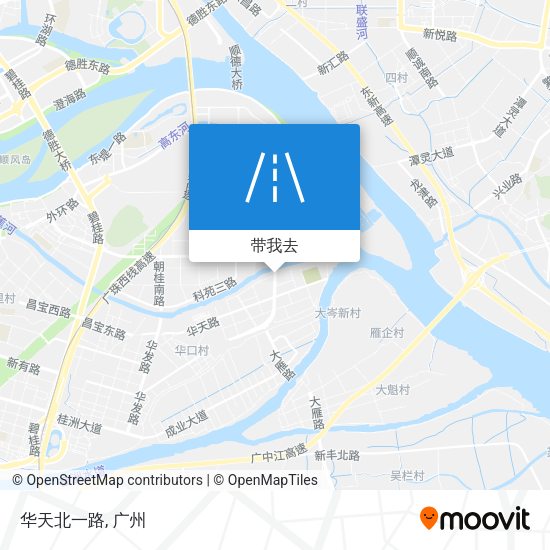 华天北一路地图