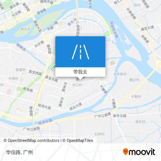 华信路地图