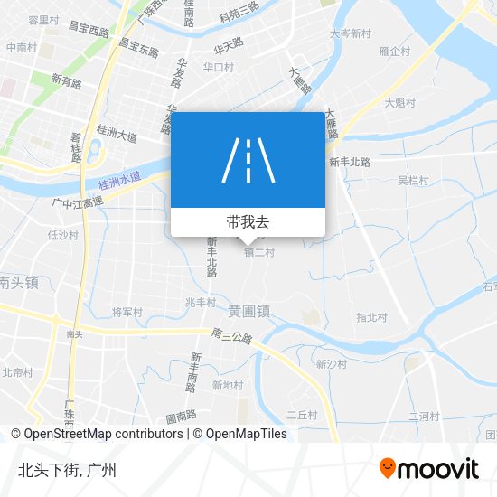 北头下街地图