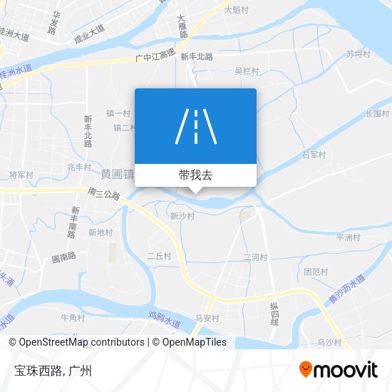 宝珠西路地图