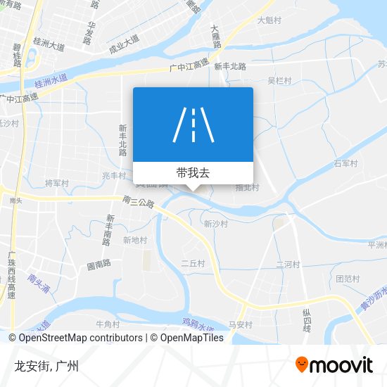 龙安街地图