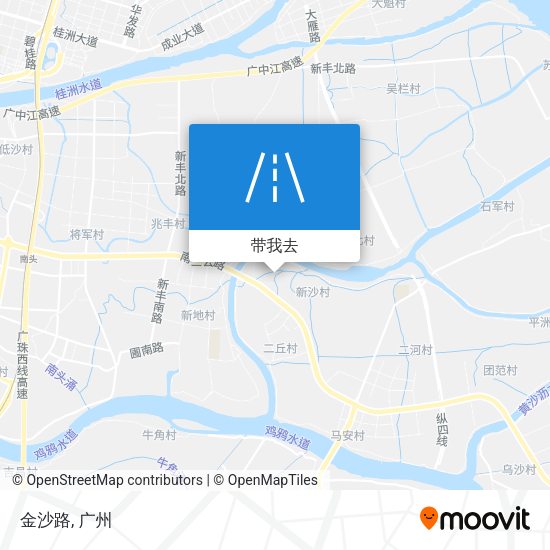 金沙路地图